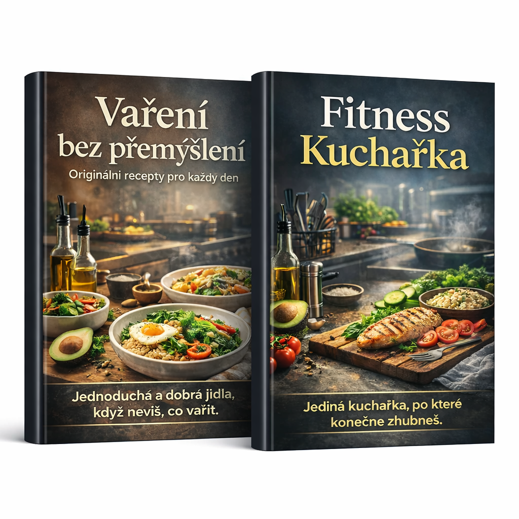 Sada dvou e-knih – Fitness kuchařka & Vaření bez přemýšlení